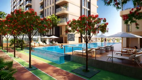 Pay Only AED 33,000 Down Payment | Modern Azha Park Residences Tower,