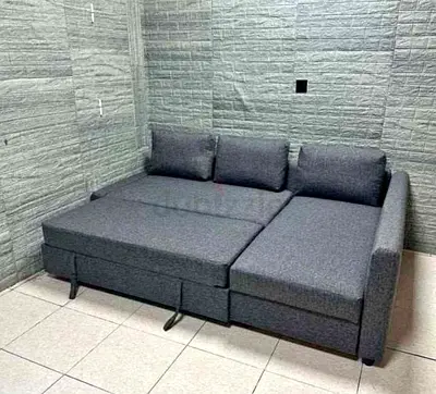 Ikea L shape sofa store cum bed