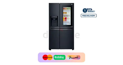 LG 761L Side by Side Refrigerator InstaView Door-in-Door ThinQ GR-X337CQAL