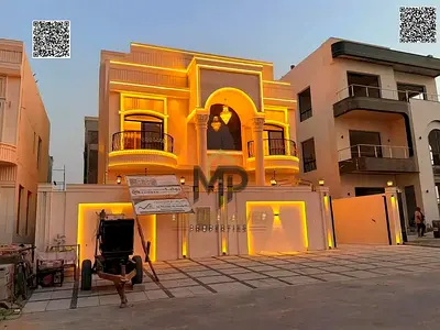 فيلا كلاسيكية فاخرة للبيع في الحليو 2 – عجمان | واجهة حجرية بالكامل | موقع استراتيجي مقابل مجمع أزهي مباشرة | تصميم راقٍ وتشطيبات فاخرة.