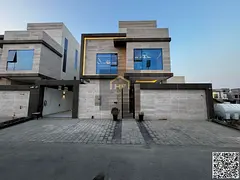 A new modern villa with an elevator and a pool, including electricity, water, and air conditioning u