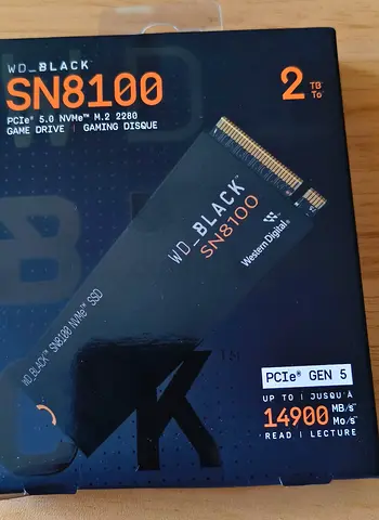 WD_BLACK SN8100 2TB Gen 5 SSD Brand New Sealed