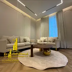 Luxury apartment, first occupancy, one bedroom and living room with an open balcony. Ajman City Tow