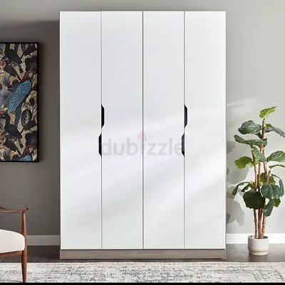 White 4-Door Modern Wardrobe / Armoire - BRAND NEW CONDITION