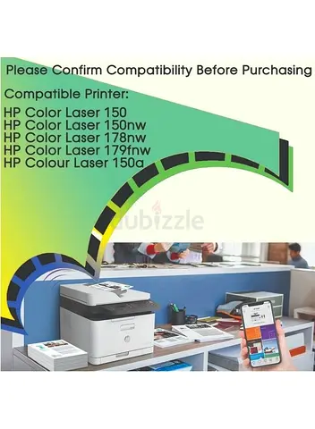 Replacement Toner Cartridge Compatible with HP Color Laser 150/150nw/178nw/179fnw/150a