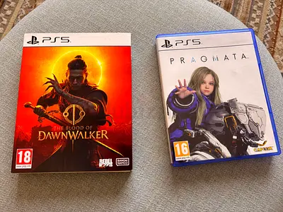 PS5 Games: The Blood of Dawnwalker (Steelbook) + Pragmata - Good Condition