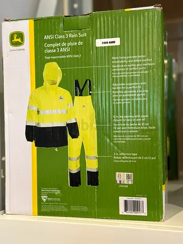 Hi-Viz ANSI Class 3 Rain Suit - Large