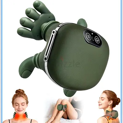 Neck Red-Light Therapy Massager — Portable Heat Compress
