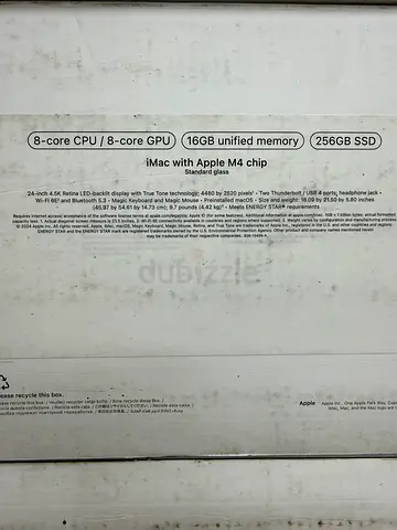 Apple iMac 24-inch M4 8C 8C 16GB 256GB SILVER