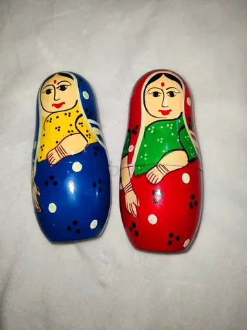 Indian lady nesting dolls