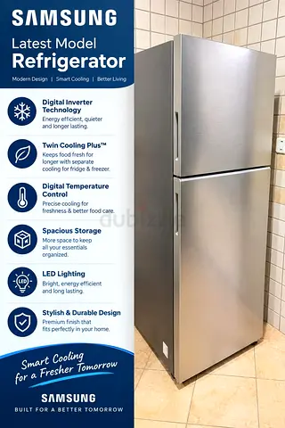 Samsung Refrigerator | New Model | Digital Inverter | Excellent Condition