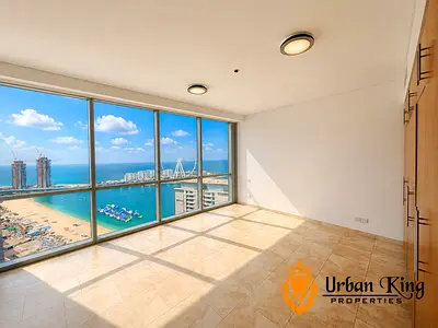 EXCLUSIVE 2BR | FULL SEA VIEW | JBR SKYLINE & MARINA VIEWS I LUXURY RESIDENCE