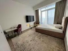 Furnished Studio |Flexible Cheques | Balcony & City View