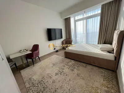 Furnished Studio |Flexible Cheques | Balcony & City View