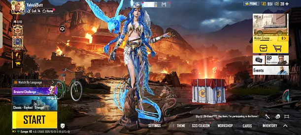 PUBG PERSONAL ACCOUNT SELLING COLLECTION LV. 74