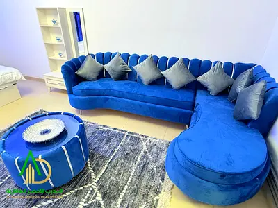 Furnished Studio for Monthly Rent in Al Yasmeen Towers, Al Jurf 2, Ajman, Directly Opposite City Ce