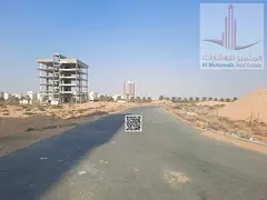 Residential-commercial land for sale in Al-Aliya, Ajman; G+4, area 4,950 sq. ft. Asking price: 1.7 m