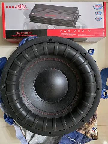 Car Subwoofer and Amp