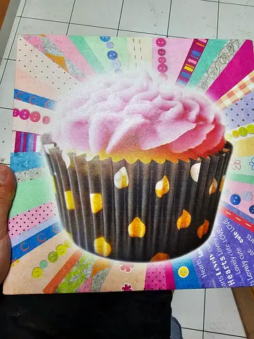 Colorful Cupcake Pop Art Canvas Print