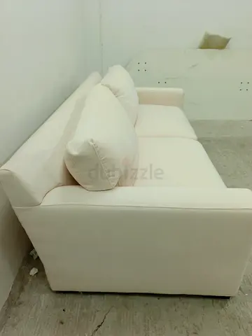 Crate and Barrel beige color Sofabed axis model