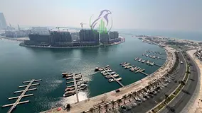 3 Bed Master, Maid's Room, Direct Sea Views, Balcony, Built-in Wardrobes in Al Khan. 4 Cheques.
