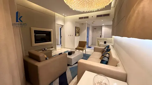 Luxury Fully Furnished 1BR for monthly Rent in DAMAC Voleo | city and Canal Views, Modern Amenities