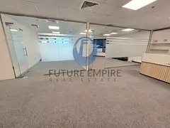 Fitted Office With Partitioned Front Of Metro