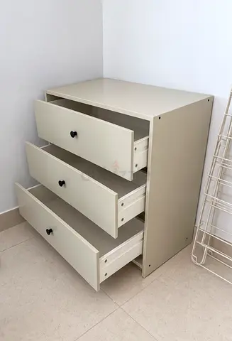 IKEA 3-drawer chest - white, flawless condition