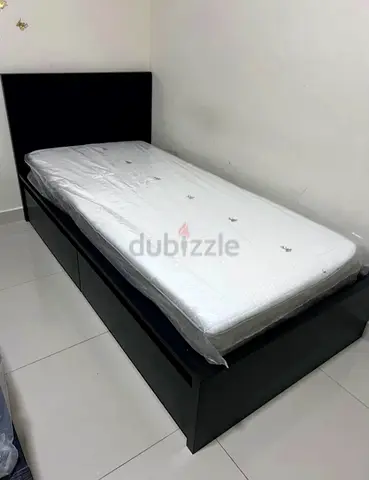 Ikea single size bed with mattress