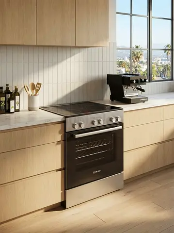 Bosch Series 2 Freestanding Electric Cooker – 60cm | 66L Oven Capacity | Delivery & Warranty