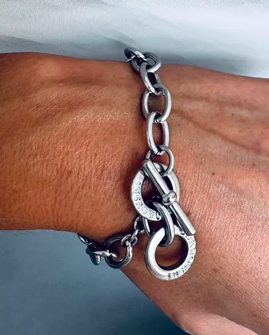 Swarovski Vintage Silver-Tone Chain Bracelet – Women’s