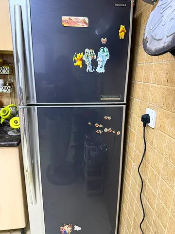 Toshiba 2-Door Refrigerator - Good Working Condition