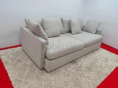 Expensive quality crate and barrel 83 model lounge Deep sofa