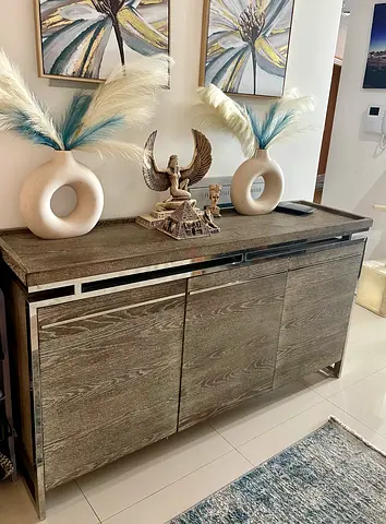 Marina homes Modern Wood Sideboard / Console Cabinet - 3 Doors