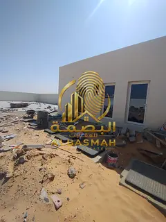 Corner fenced yard for rent in Al Sajaa (Al Ta'widat).