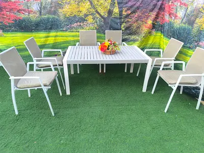 Beautiful Outdoor Aluminium Garden Table Set