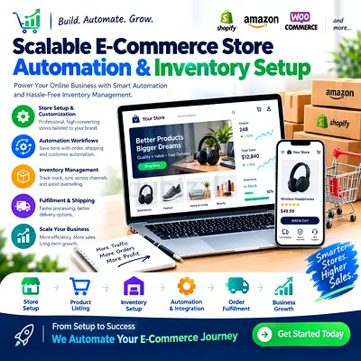 Scalable E-Commerce Store Automation & Inventory Setup