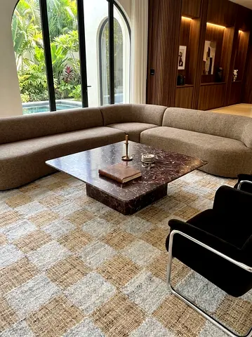 Natural Roza Lavanto Marble Coffee Table