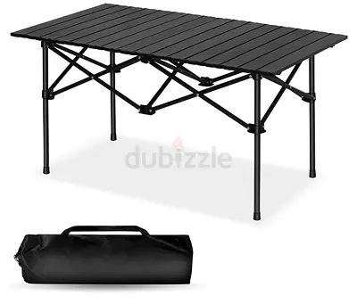 Portable Folding Camping Table with Carry Bag - Lightweight Aluminium