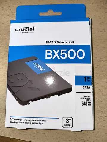 Crucial BX500 1TB SATA 2.5-inch SSD (Brand New, Sealed)