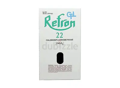 Refrigerant R22 (Chlorodifluoromethane) 30 lbs Cylinder Box - New/Sealed