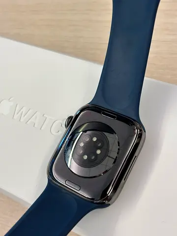 Apple Watch Series 7 (Stainless) with Sport Band - 45mm
