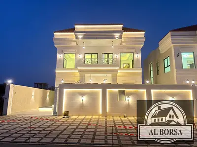 🏠 فيلا للبيع في منطقة الحليو2 عجمان : 4 غرف نوم ماستر ومجلس وصالتين _ تكيف مركزي _ بتصميم عصري بتشطيب فاخر _ تملك حر لجميع الجنسيات