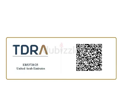 TDRA Equipment QR Certification Sticker (UAE)