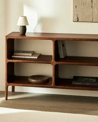 ZARA HOME Dark Solid Wood Sideboard