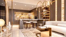 STYLISH 1BHK | BRIGHT INTERIORS | FITTED KITCHEN