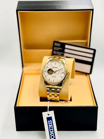 Seiko Presage Two-Tone Automatic Watch with Box