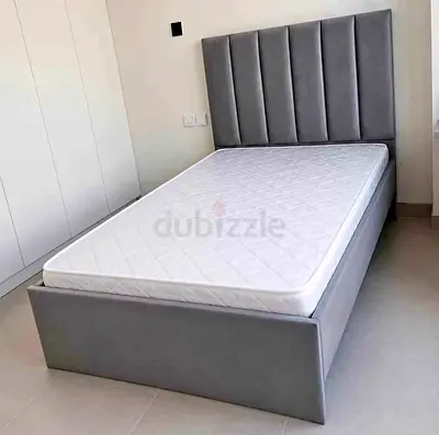 New Double Bed With Mattress Size 120Cm