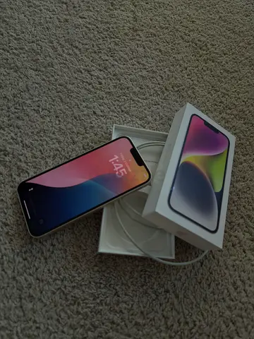 Apple iPhone 14 128GB Starlight (white) – UAE Version – Excellent Condition