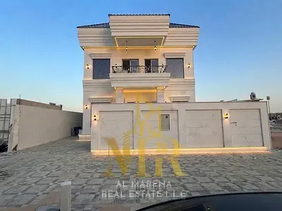 Registration Fees Included | Classic Villa for Sale in Al Helio – Ajman | On a Main Street | Large Setback | 4 Bedrooms | Majlis + 2 Living Rooms | Ma